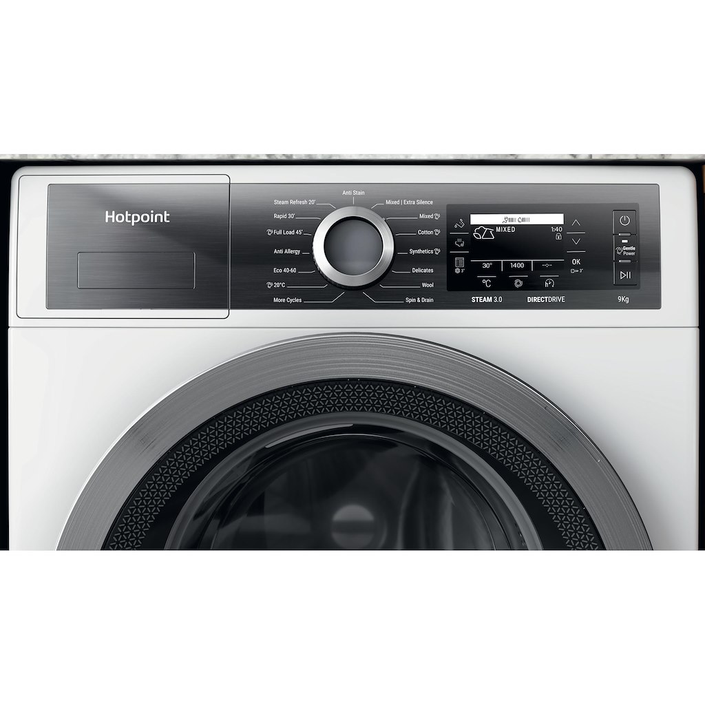 Hotpoint H799GPOWERUK Freestanding 9kg 1400rpm Washing Machine - Image 9