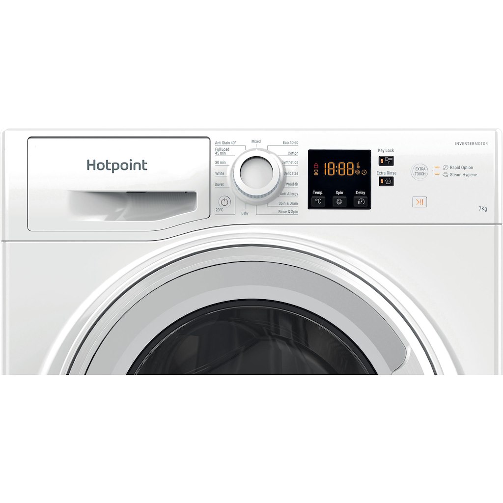 Hotpoint NSWF 7469 W UK Freestanding 7kg 1400rpm Washing Machine - Image 3