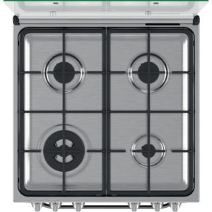 Hotpoint HS67G2PMX/UK Gas Single Cooker - Silver - Image 2