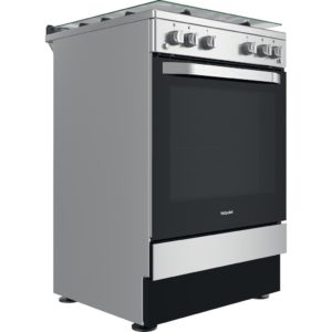 Hotpoint HS67G2PMX/UK Gas Single Cooker - Silver - Image 4