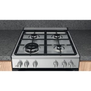 Hotpoint HS67G2PMX/UK Gas Single Cooker - Silver - Image 8