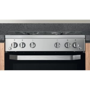 Hotpoint HS67G2PMX/UK Gas Single Cooker - Silver - Image 9