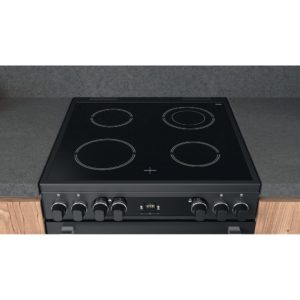 Hotpoint CD67V9H2CA/UK Electric Freestanding 60cm Double Cooker - Dark Grey - Image 6