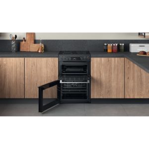 Hotpoint CD67V9H2CA/UK Electric Freestanding 60cm Double Cooker - Dark Grey - Image 7