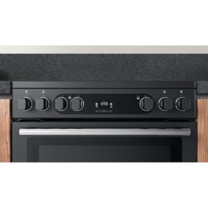 Hotpoint CD67V9H2CA/UK Electric Freestanding 60cm Double Cooker - Dark Grey - Image 8