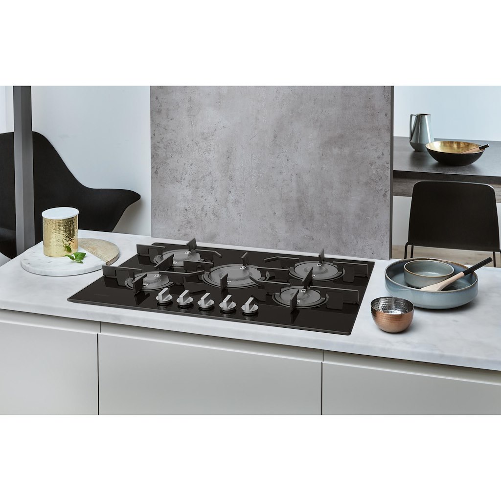 Whirlpool POW 75D2/NB Gas Hob 5 Burners 75cm - Black - Image 7