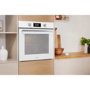 Indesit IFW 6340 WH UK Electric Single Built-In Oven - White - Image 7