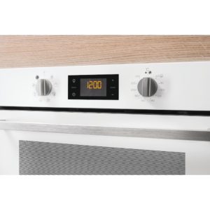 Indesit IFW 6340 WH UK Electric Single Built-In Oven - White - Image 9