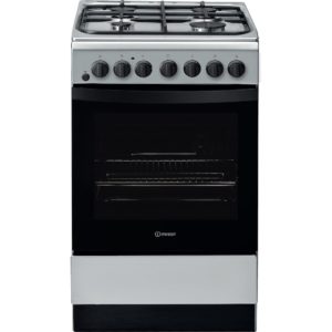 Indesit IS5G4PHSS/UK Dual Fuel Cooker - Stainless Steel