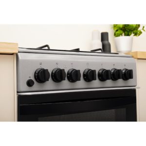 Indesit IS5G4PHSS/UK Dual Fuel Cooker - Stainless Steel - Image 9