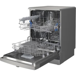 Indesit DFE 1B19 X UK Dishwasher - Silver - Image 2