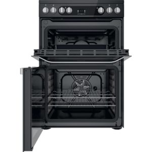 Hotpoint HDM67V9HCB/U Electric Double Cooker - Black - Image 2