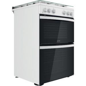 Indesit ID67G0MCW/UK Double Cooker - White - Image 3