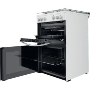 Indesit ID67G0MCW/UK Double Cooker - White - Image 4