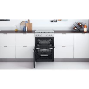 Indesit ID67G0MCW/UK Double Cooker - White - Image 7