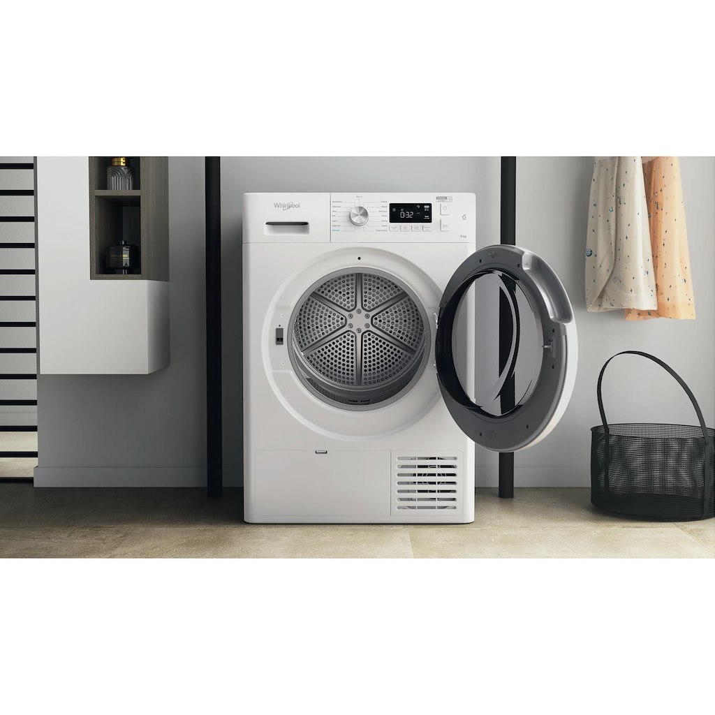 Whirlpool FFT M11 8X2 UK Freestanding 8kg Heat Pump Tumble Dryer - Image 8