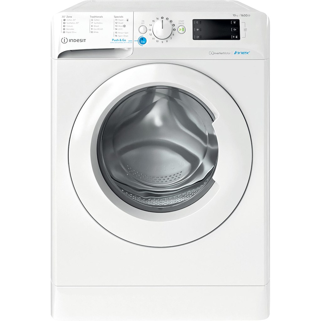 Indesit BWE101685XWUKN Washing Machine - White - Image 2