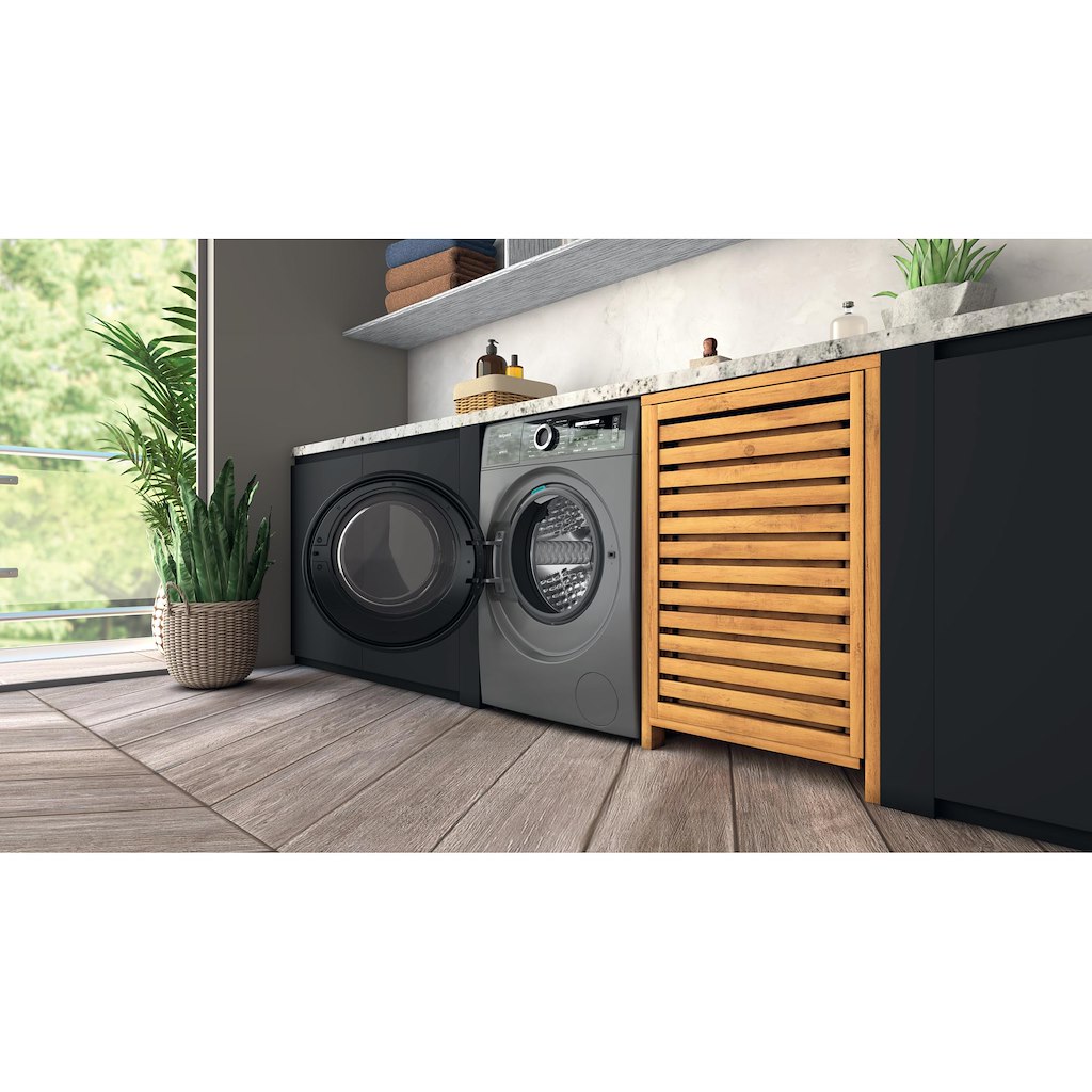 Hotpoint H8 99ADS GPOWER UK GentlePower 9kg 1400rpm Washing Machine - Silver - Image 9