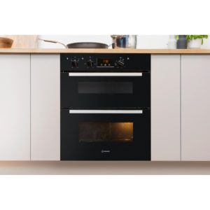 Indesit Aria IDU 6340 BL Electric Built-Under Oven - Black - Image 4