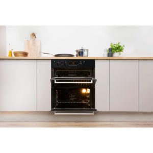 Indesit Aria IDU 6340 BL Electric Built-Under Oven - Black - Image 6