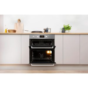 Indesit Aria IDU 6340 IX Electric Built-Under Oven - Stainless Steel and Black - Image 6