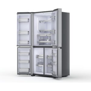 Hotpoint HQ9 M2L UK Active 4 Door Fridge Freezer - Stainless Steel - Image 4