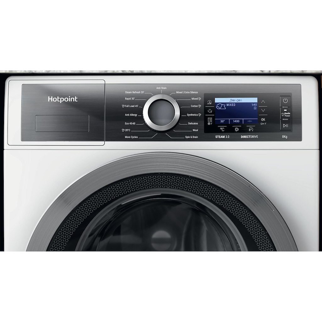 Hotpoint H789GPOWERUK Freestanding 8kg 1400rpm Washing Machine - Image 7