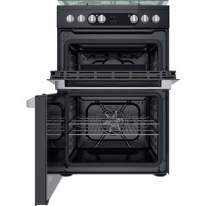 Hotpoint HDM67G9C2CSB/UK Dual Fuel Double Cooker - Black - Image 2