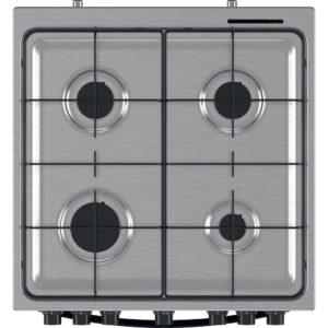 Indesit IS67G5PHX/UK Freestanding 60cm Dual Fuel Cooker - Image 2