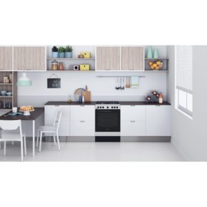 Indesit IS67G5PHX/UK Freestanding 60cm Dual Fuel Cooker - Image 6