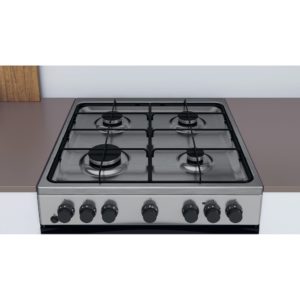 Indesit IS67G5PHX/UK Freestanding 60cm Dual Fuel Cooker - Image 9