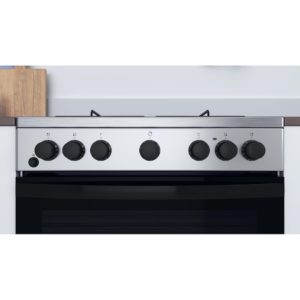 Indesit IS67G5PHX/UK Freestanding 60cm Dual Fuel Cooker - Image 10