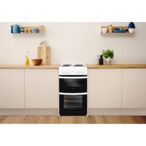 Indesit ID5E92KMW/UK Cooker - White - Image 5