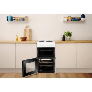 Indesit ID5E92KMW/UK Cooker - White - Image 6