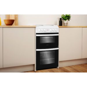 Indesit ID5E92KMW/UK Cooker - White - Image 8