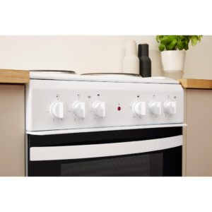 Indesit ID5E92KMW/UK Cooker - White - Image 9