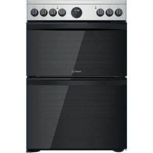 Indesit ID67V9HCX/UK Double Cooker - inox