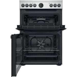 Indesit ID67V9HCX/UK Double Cooker - inox - Image 2