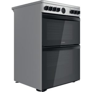 Indesit ID67V9HCX/UK Double Cooker - inox - Image 3