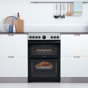 Indesit ID67V9HCX/UK Double Cooker - inox - Image 9