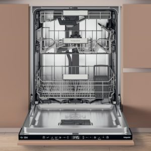 Hotpoint Hydroforce Full Size Built In Dishwasher - 14 Place Setting  - B Rated - H8I HT59 LS UK - Image 3