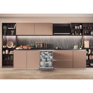 Hotpoint Hydroforce Full Size Built In Dishwasher - 14 Place Setting  - B Rated - H8I HT59 LS UK - Image 4