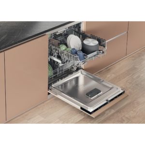 Hotpoint Hydroforce Full Size Built In Dishwasher - 14 Place Setting  - B Rated - H8I HT59 LS UK - Image 10