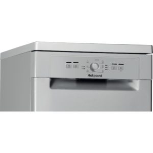 Hotpoint HSFE 1B19 S UK N Slimline 45cm Dishwasher - Silver - Image 4