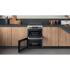 Hotpoint CD67G0CCX/UK Freestanding Gas Double Cooker - Image 7