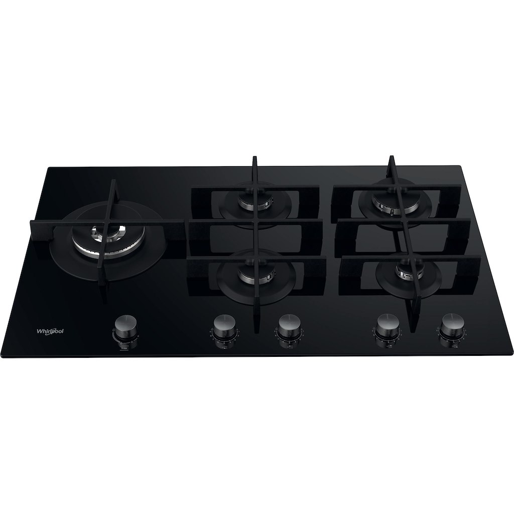 Whirlpool GOWL 958/NB W Collection Gas Hob 5 Burners 90cm - Black - Image 2