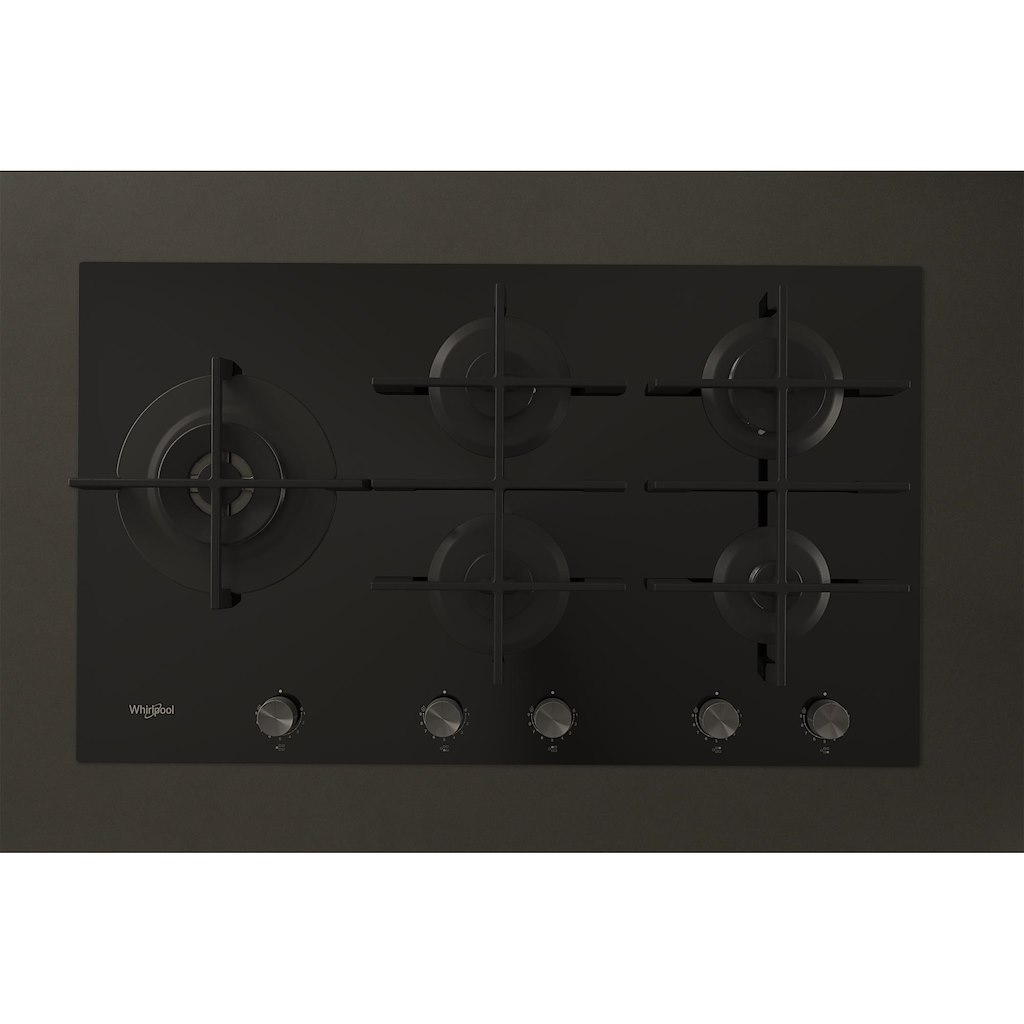Whirlpool GOWL 958/NB W Collection Gas Hob 5 Burners 90cm - Black - Image 4
