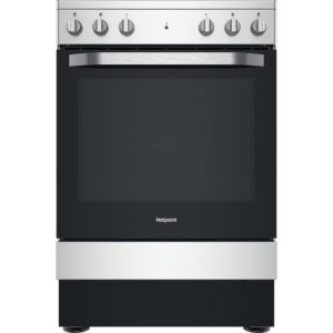 Hotpoint HS67V5KHX Freestanding Electric Cooker - Inox