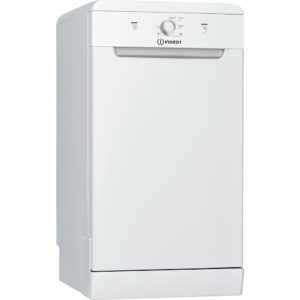 Indesit DF9E 1B10 UK Slimline Freestanding Dishwasher - White