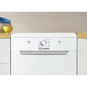 Indesit DF9E 1B10 UK Slimline Freestanding Dishwasher - White - Image 3